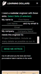 Mobile Screenshot of learningdollars.com