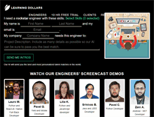 Tablet Screenshot of learningdollars.com